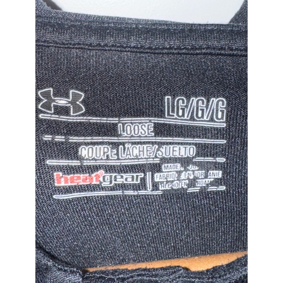 Under Armour Men's Black Heatgear 1/4 Zip Pullover Loose Fit Long Sleeve Shirt L - Picture 3 of 3